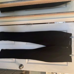Ann Taylor Black straight leg 8L pants